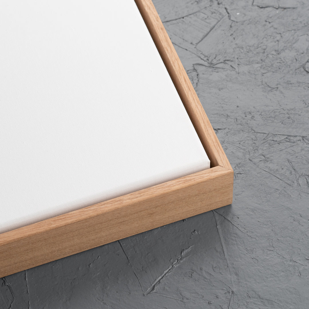 BLACK CreateART Triple Primed Gallery Cotton Canvas with Floating Frame