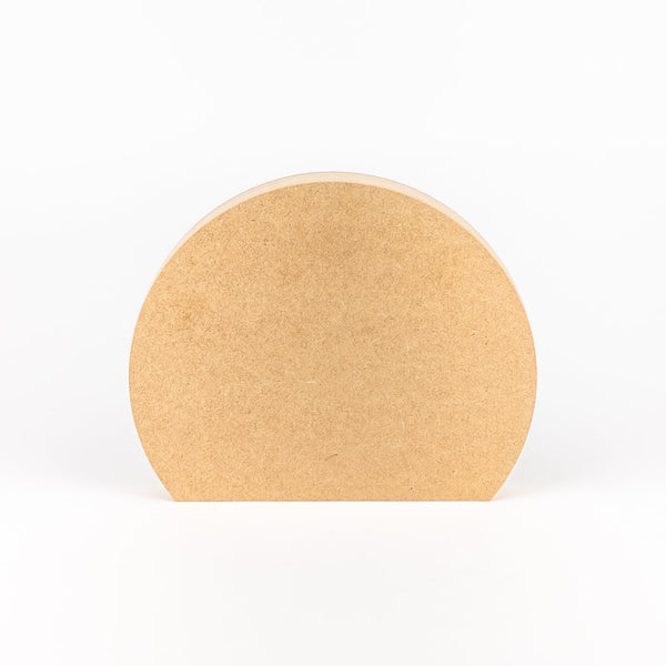 Semi-Circle Solid MDF Block