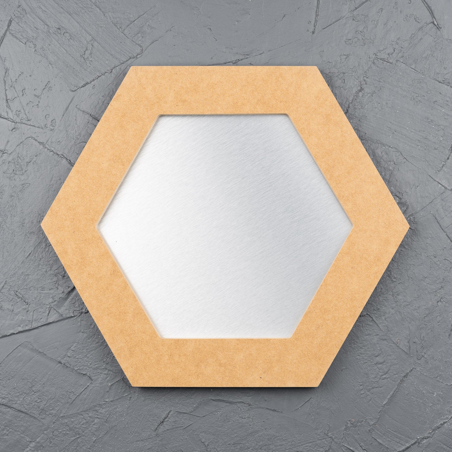 Aluminium Art Boards Raw - Hexagon
