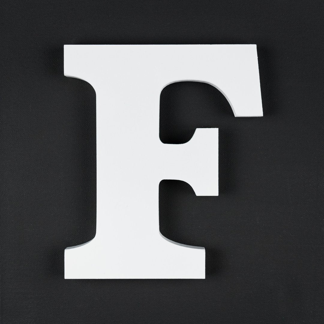 F timber letter