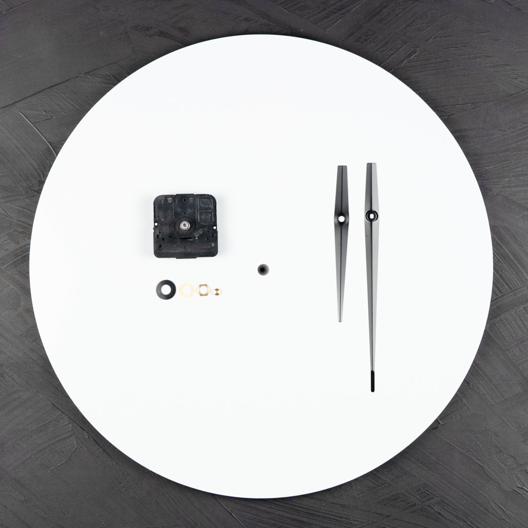 Aluminium Art Board 40cm with Clock Mechanism