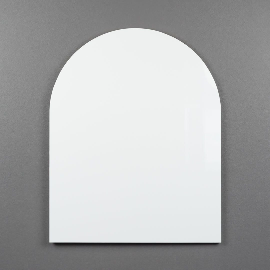 White MATTE Aluminium Arch Art Board