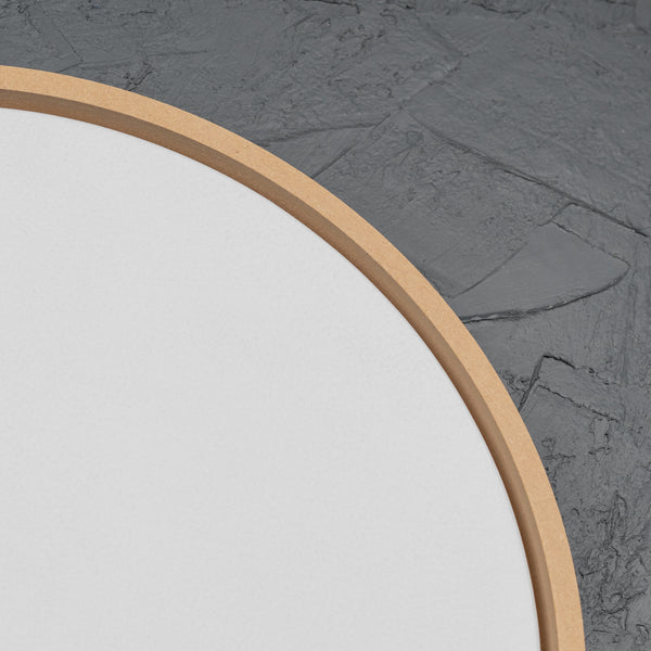Round Floating Frame with Primed Art Board