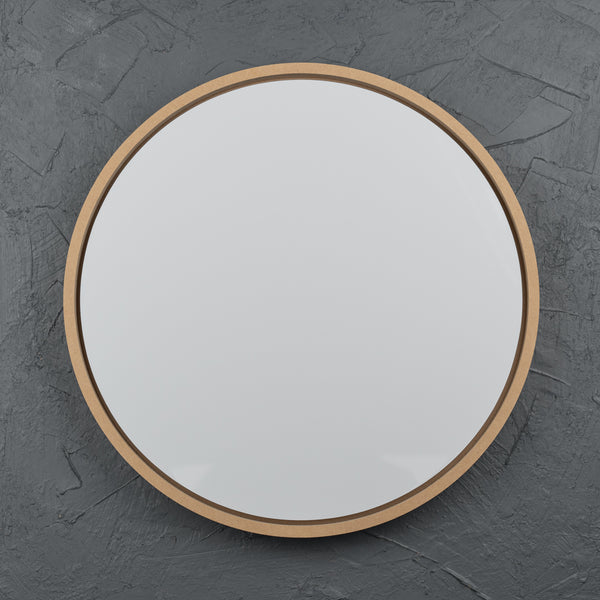 Round Floating Frame with gloss white Aluminium Board