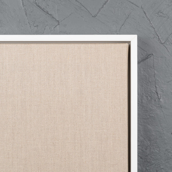 CreateART Transparent Linen Gallery Canvas with Floating Frame