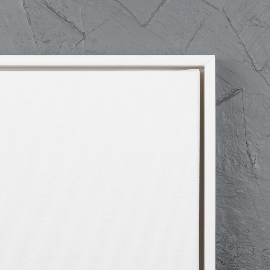 CreateArt Triple Primed Artist Cotton Canvas with Floating Frame