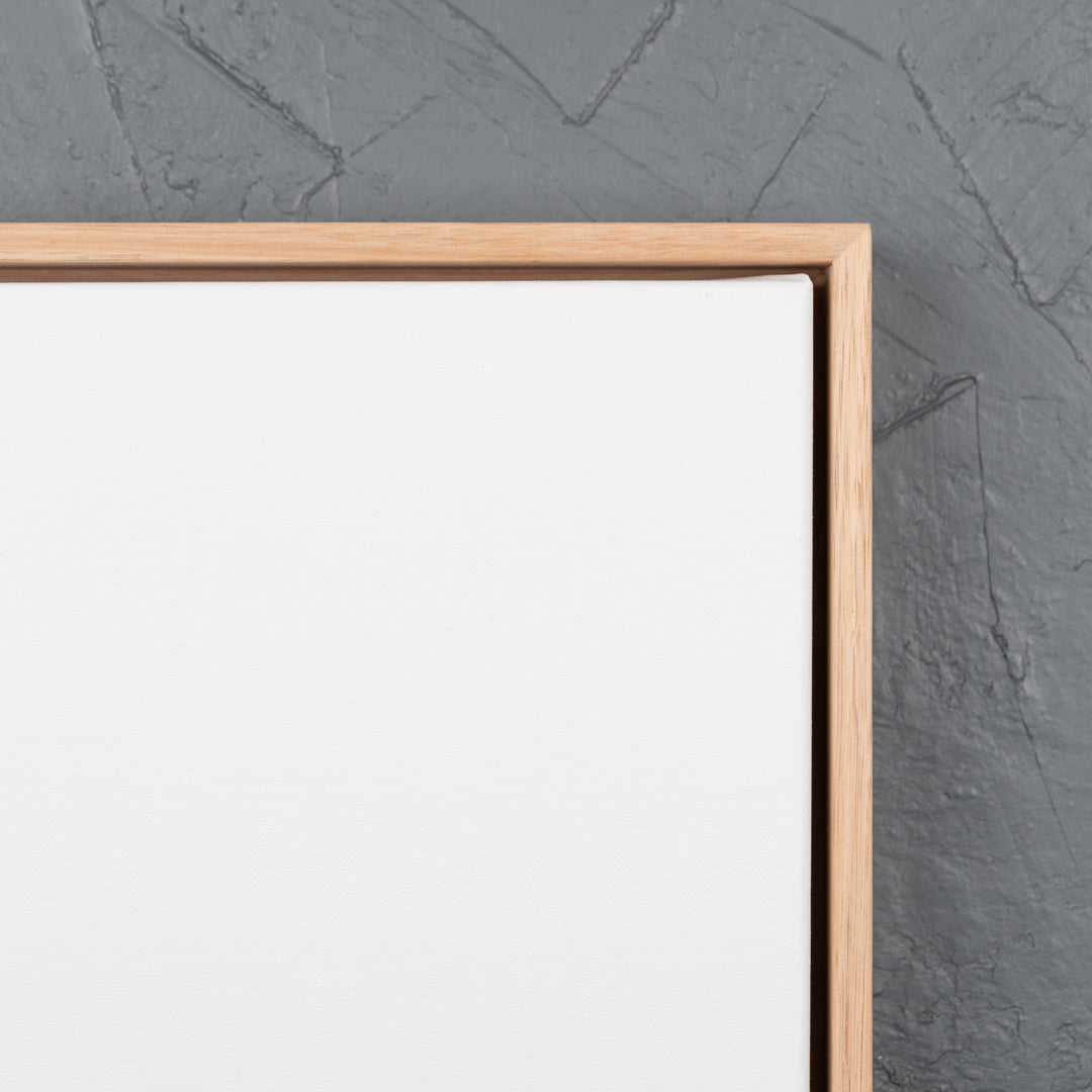 CreateArt Triple Primed Artist Cotton Canvas with Floating Frame