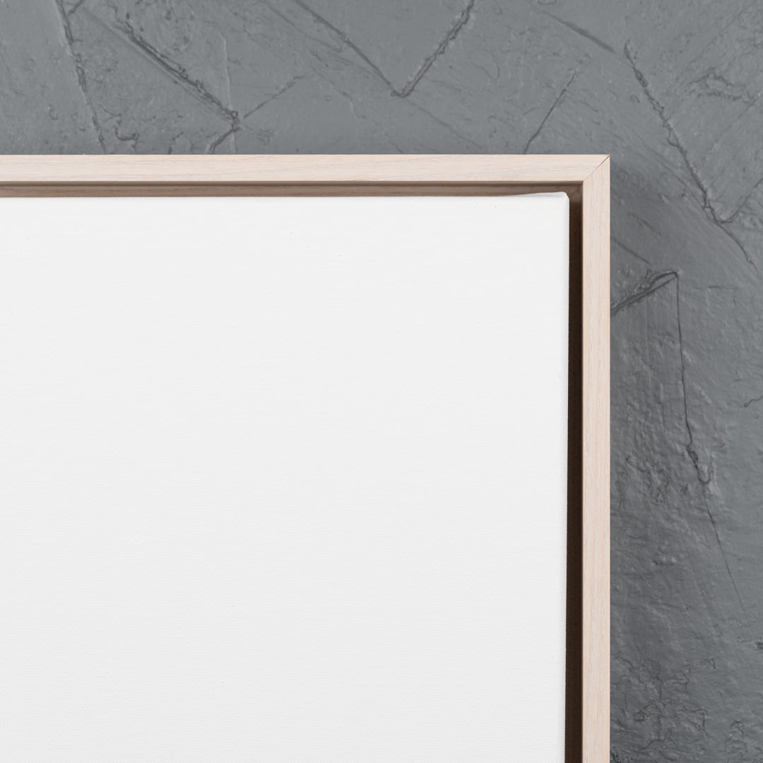 CreateArt Triple Primed Artist Cotton Canvas with Floating Frame