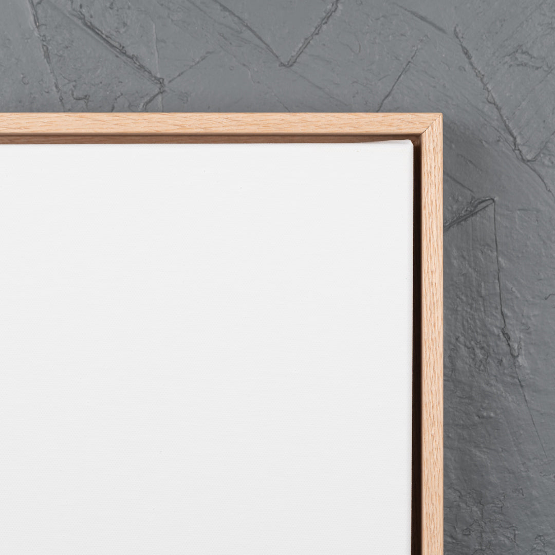 CreateArt Triple Primed Artist Cotton Canvas with Floating Frame