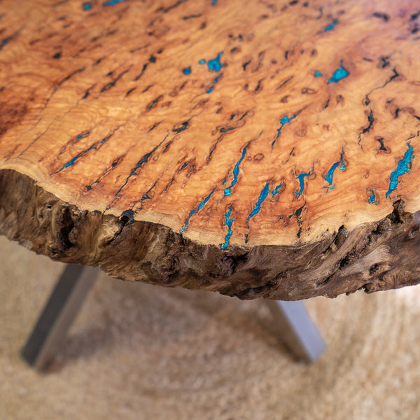 Burl & Resin Coffee Table