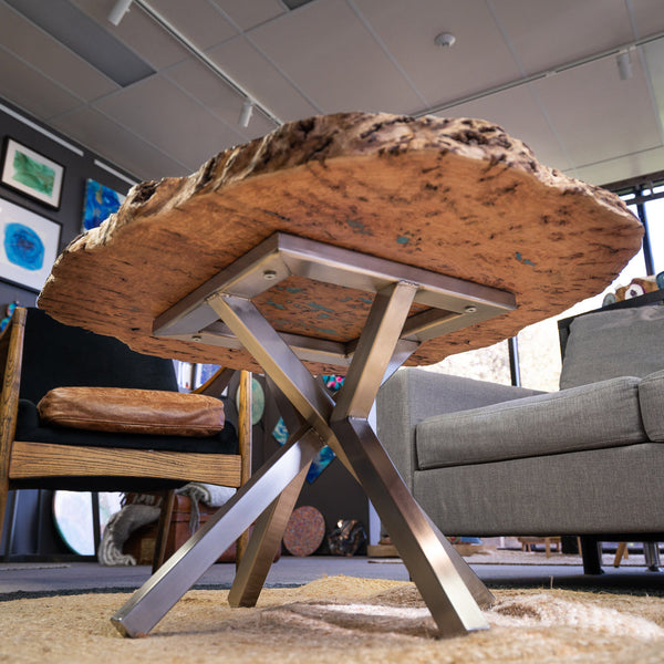 Burl & Resin Coffee Table