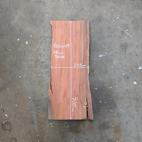 Redgum Timber Slab