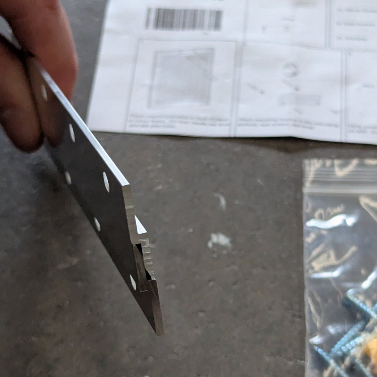Z Bar Hanger (French cleat) - Short 152mm