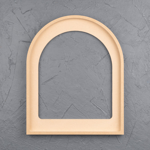 Arch Floating Frame with Primed Art Board