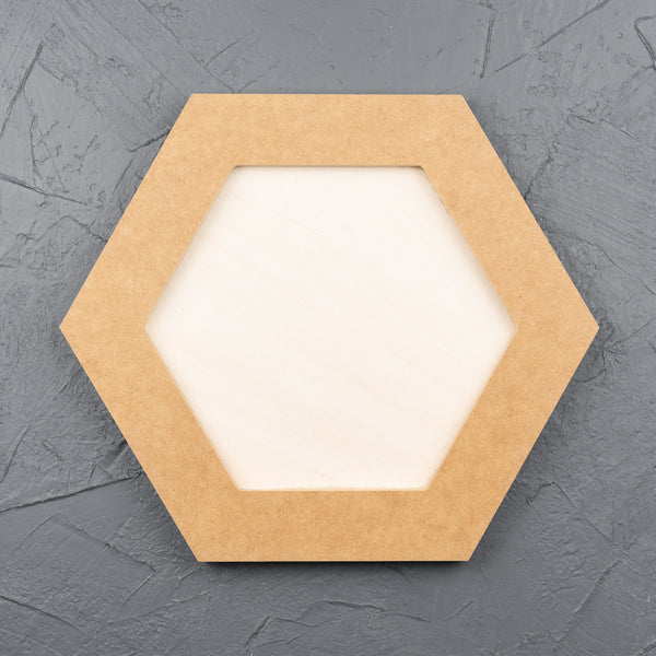 Poplar Art Boards - Hexagon