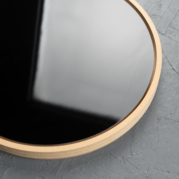 Round Floating Frame with Black Aluminium Art Board - Gloss/Matte