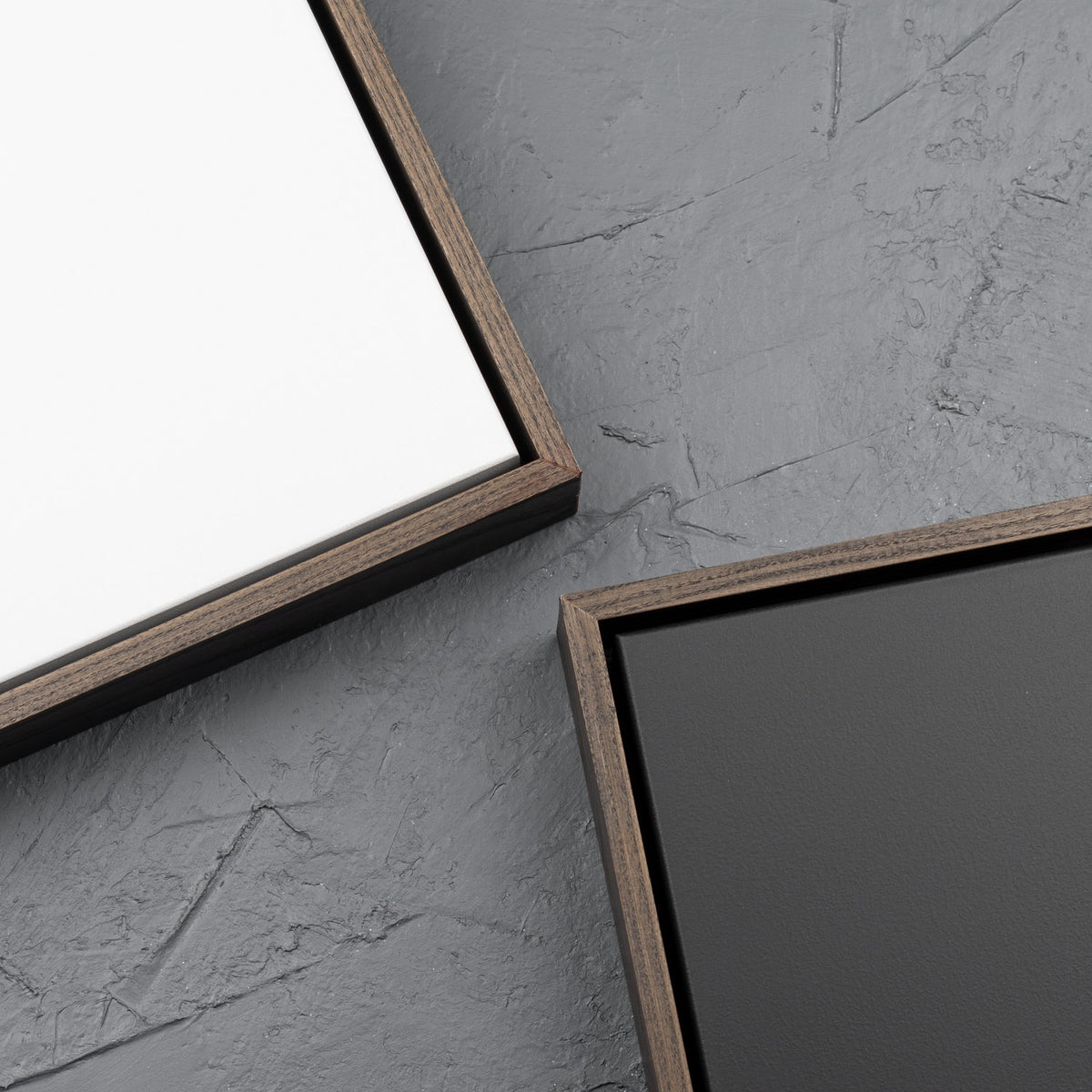 Walnut Floating Frame with Primed Art Board - Square/Rectangle – Art ...
