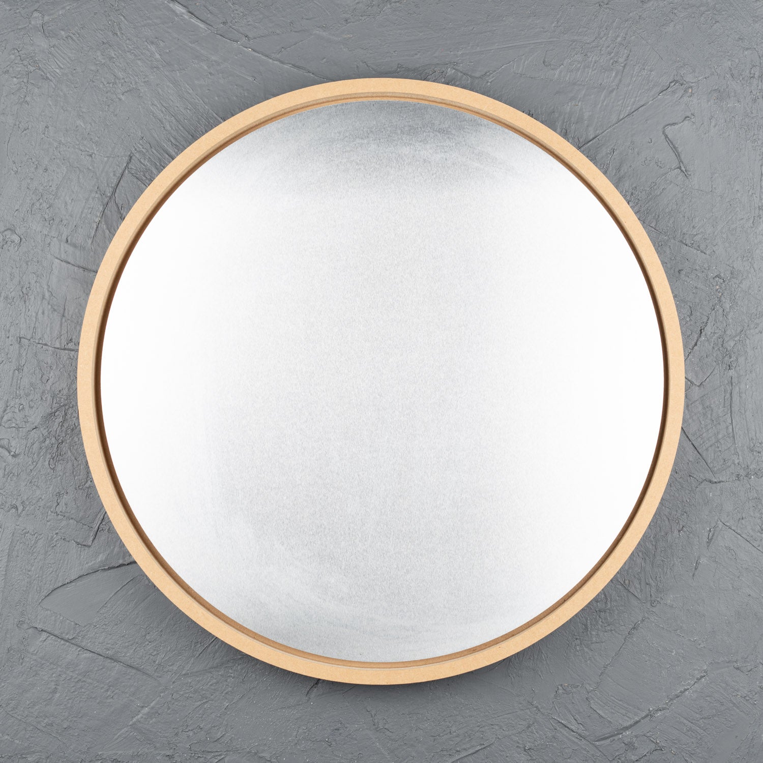 Round Floating Frame with RAW Aluminium Art Board