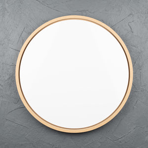 Round Floating Frame with White Aluminium Art Board - Gloss/Matte