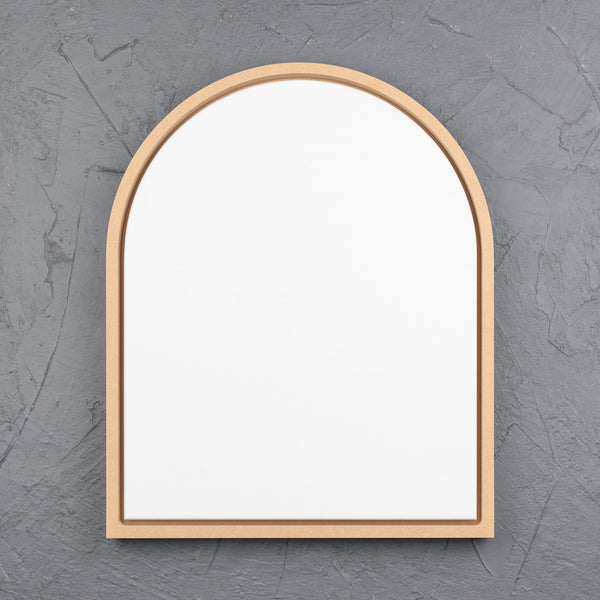 Arch Floating Frame with Primed Art Board