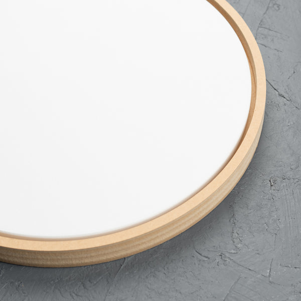 Round Floating Frame with Primed Art Board