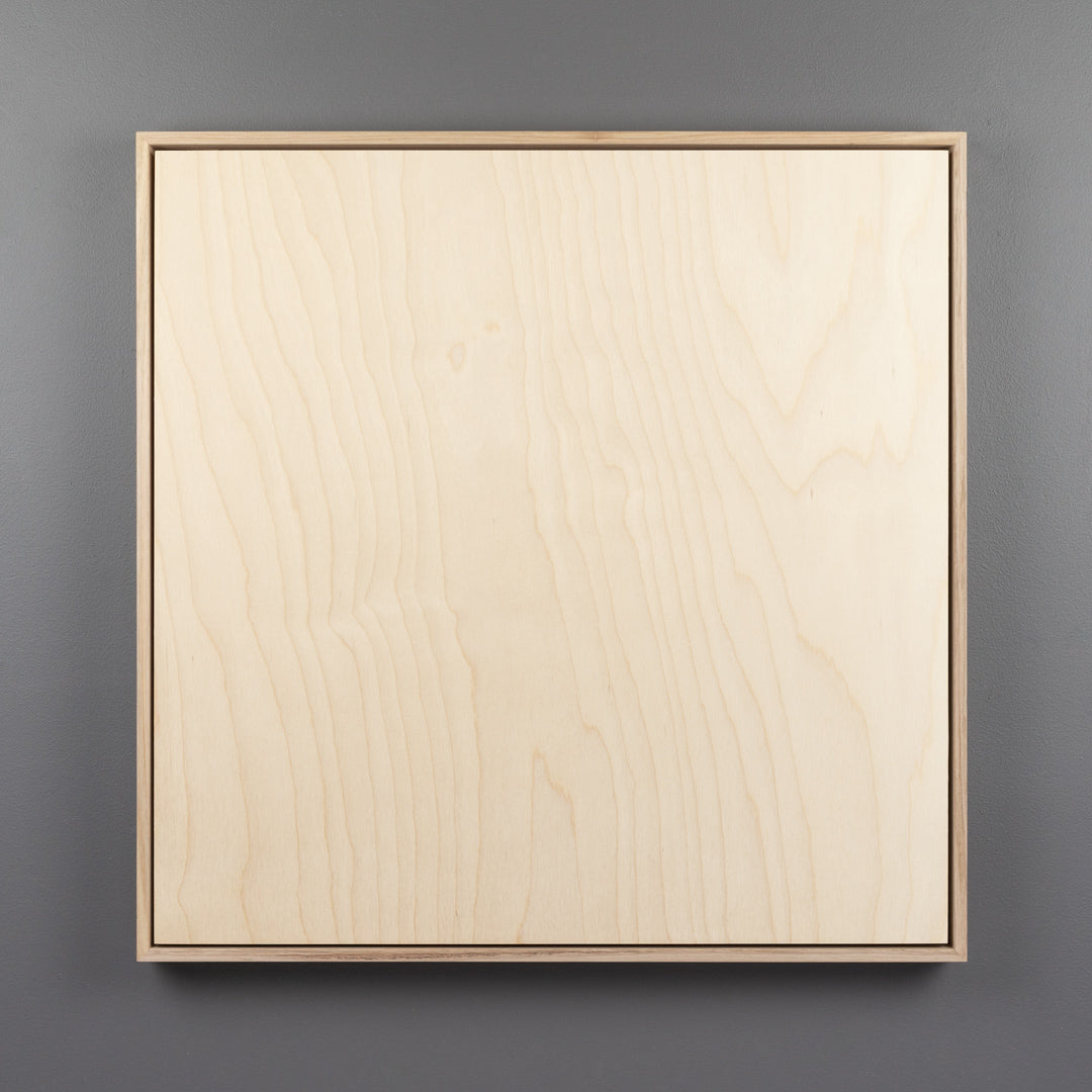 Vic Ash Floating Frame with Premium Birch Art Board - Square/Rectangle