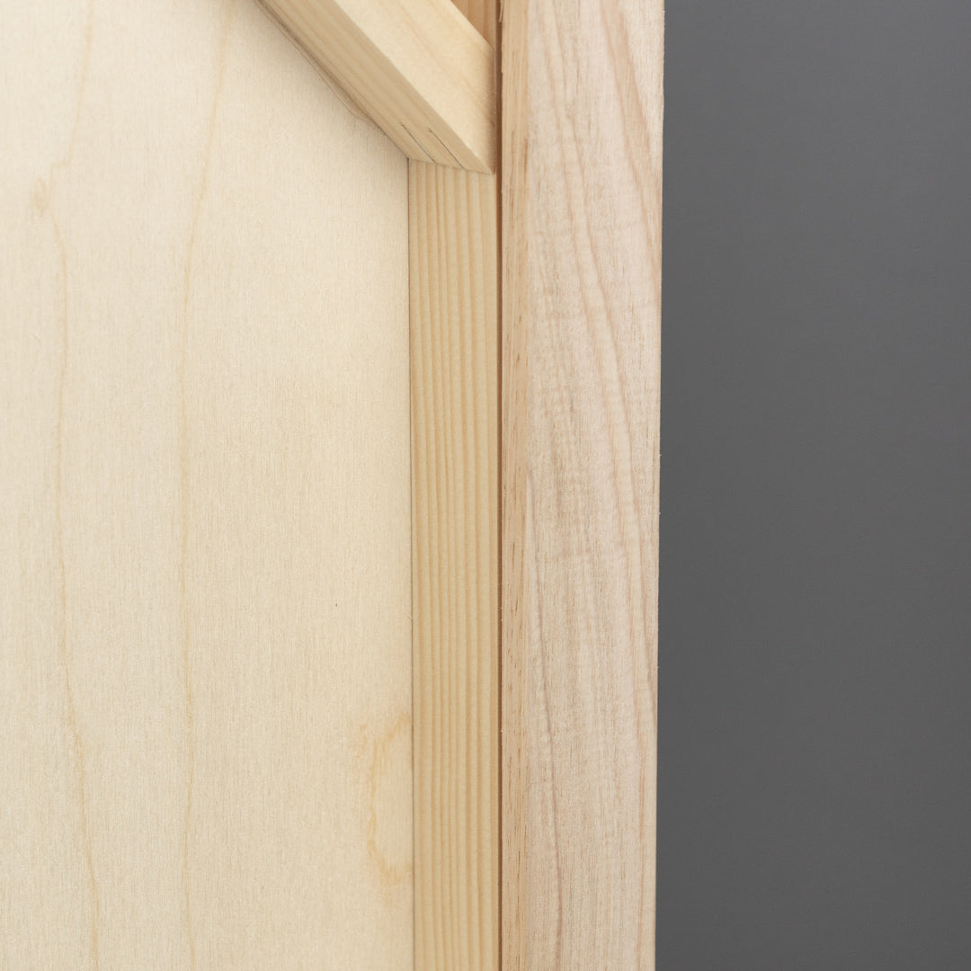 Vic Ash Floating Frame with Premium Birch Art Board - Square/Rectangle