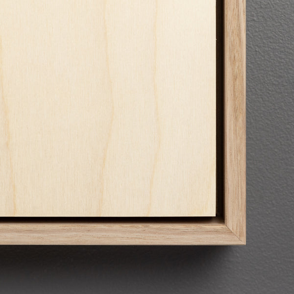 Vic Ash Shadow Box Floating Frame with Premium Birch Art Board