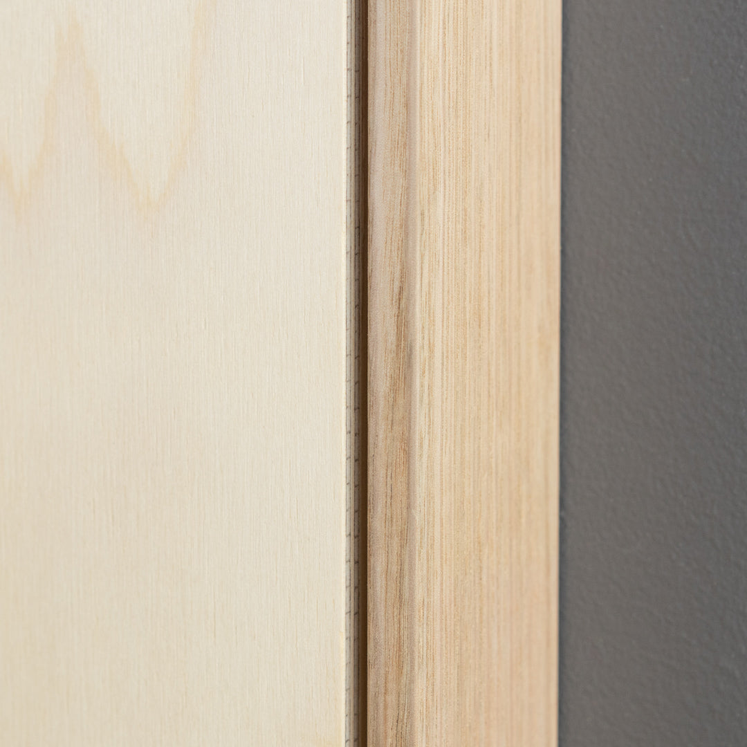 Vic Ash Floating Frame with Premium Birch Art Board - Square/Rectangle