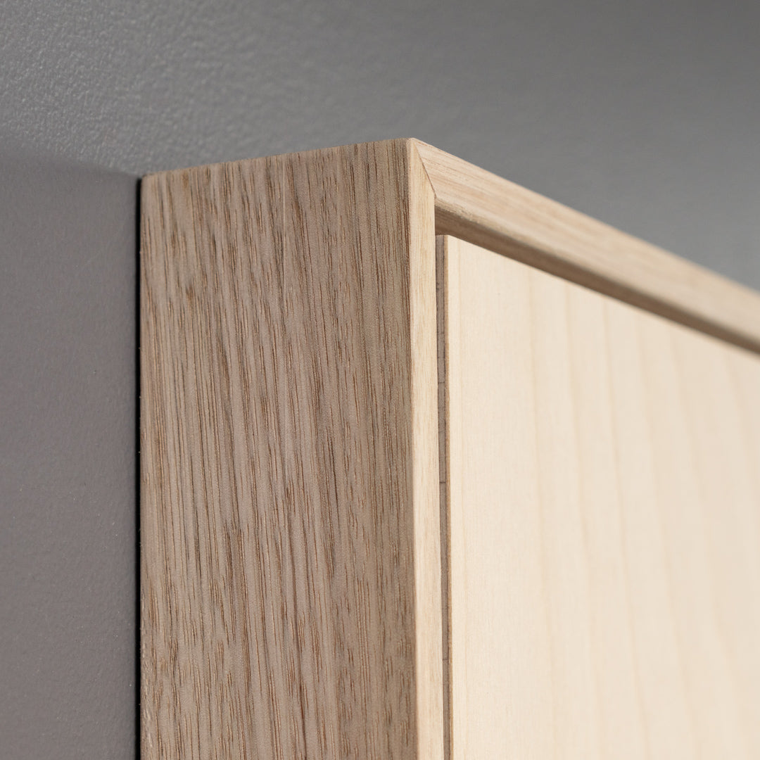 Vic Ash Floating Frame with Premium Birch Art Board - Square/Rectangle