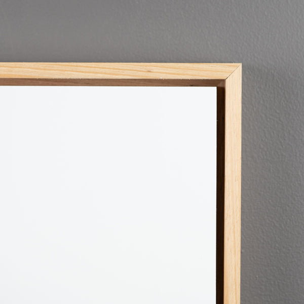 Vic Ash Shadow Box Floating Frame with Premium Aluminium Art Board GLOSS White