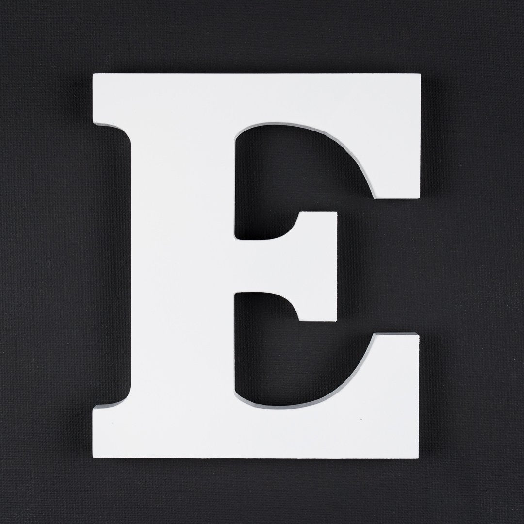 E timber letter