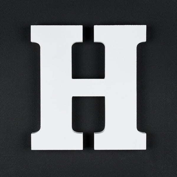 H timber letter