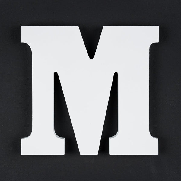 M timber letter