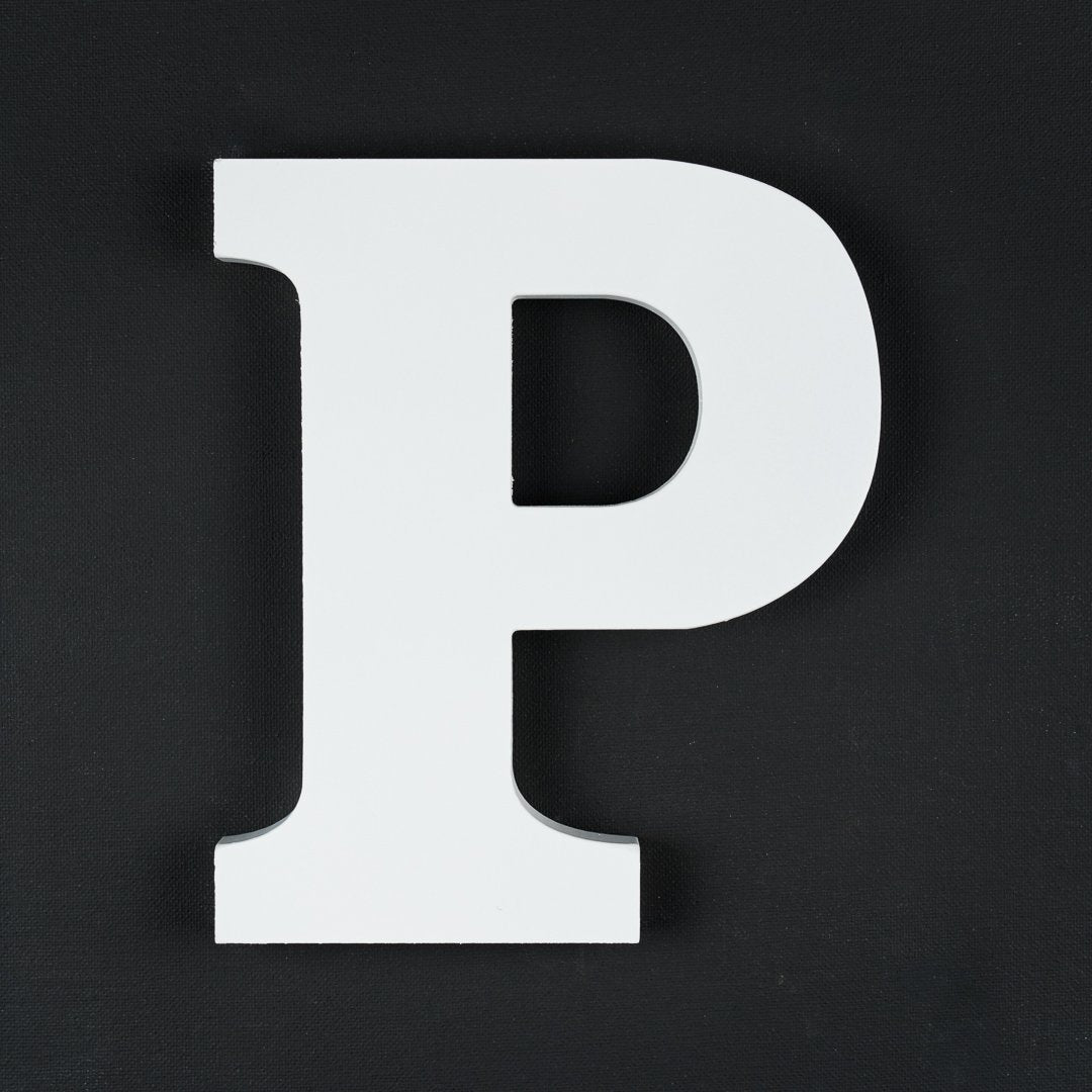 P timber letter