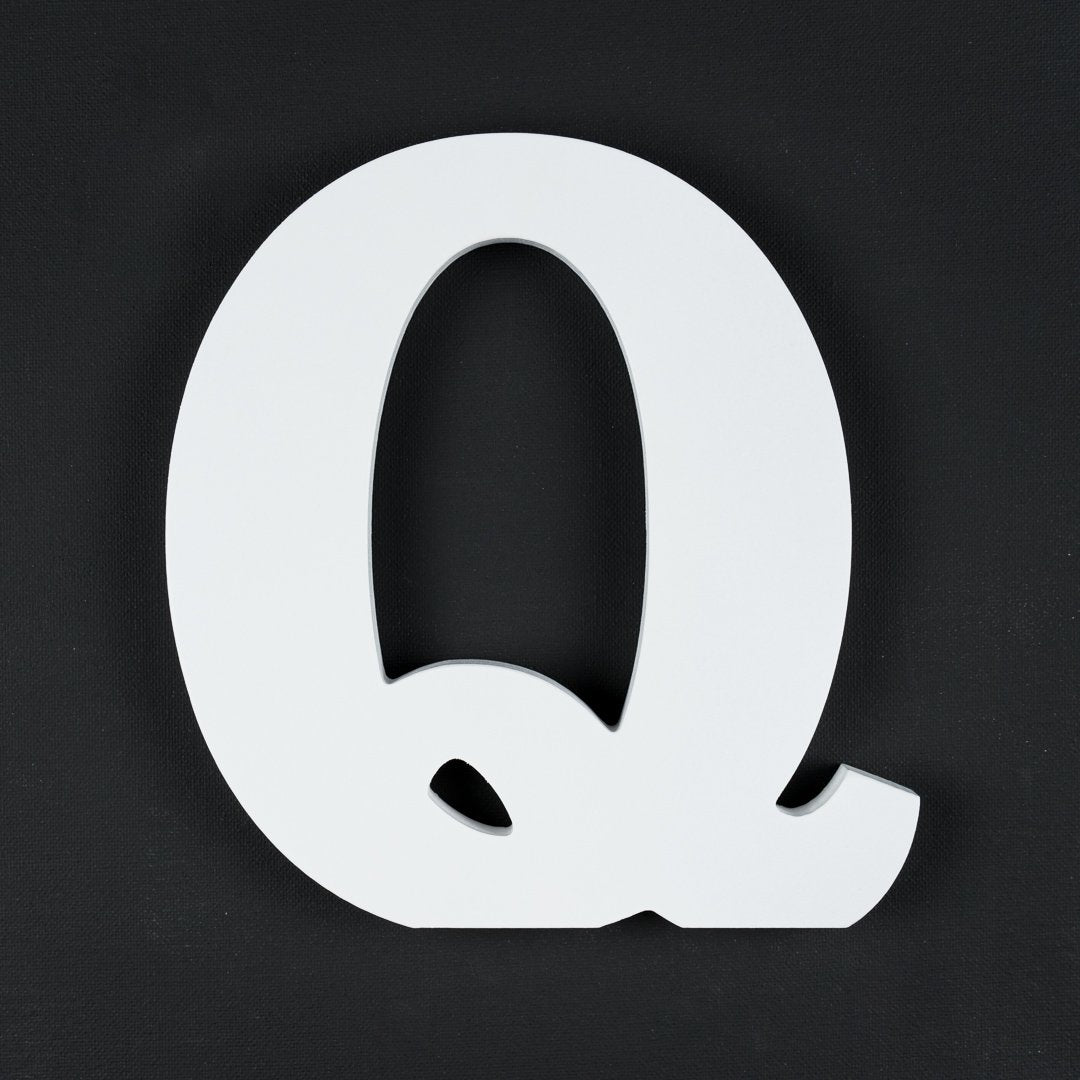 Q timber letter