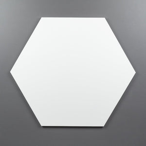 Primed Hexagon Art Boards