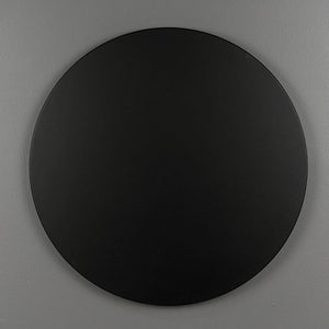 Black Primed Round art boards all sizes