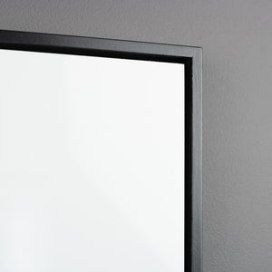 Satin Black Shadow Box Floating Frame with Premium Aluminium Art Board GLOSS White