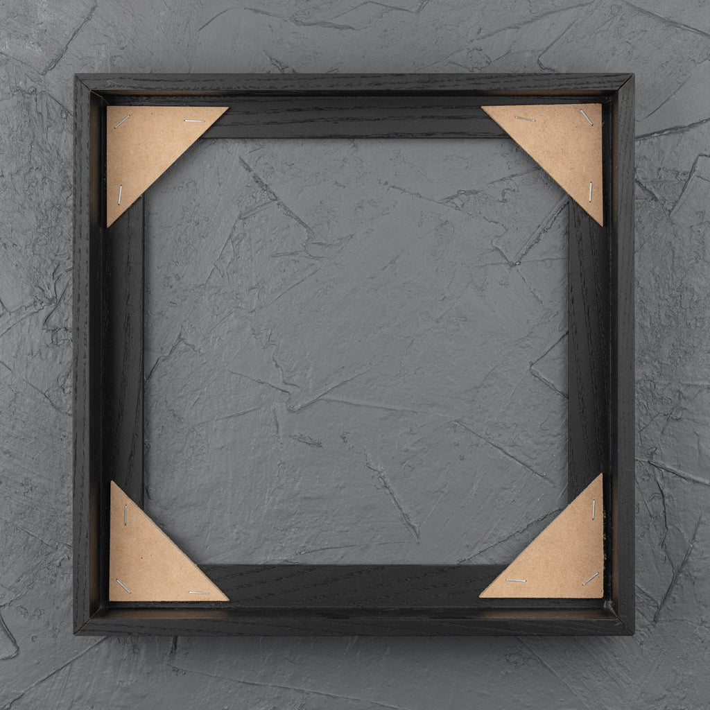 Satin Black Floating Frame only – Art Boards Australia