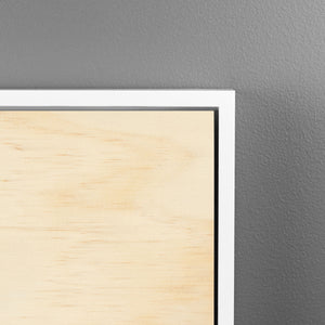 White Shadow Box floating Frame with Premium Pine Art Board